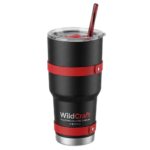 WildCraft Stainless Steel Tumbler Cup with Straw (30 oz)